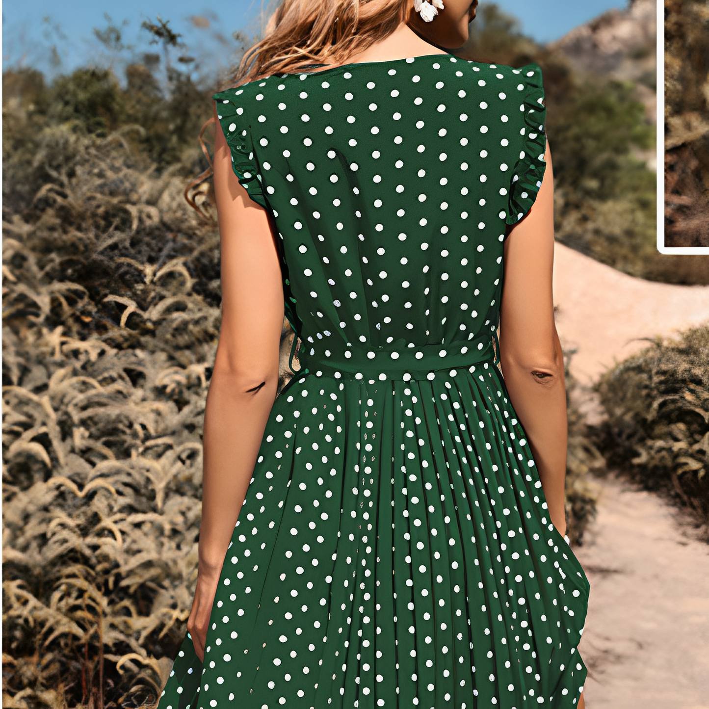 Vintage Summer Dress – Elegant Floral Design for Women