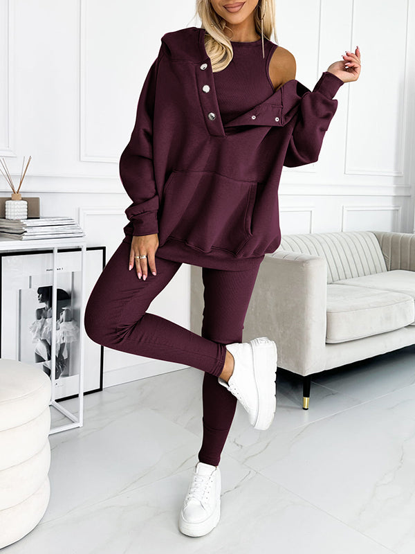 Casual Sweat Suit Women – Comfortable Lounge Set for Relaxation