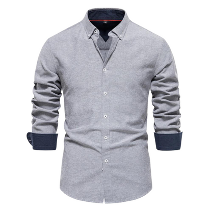 Classic Men's Shirt – Stylish Cotton Dress Shirt for Casual and Formal Wear