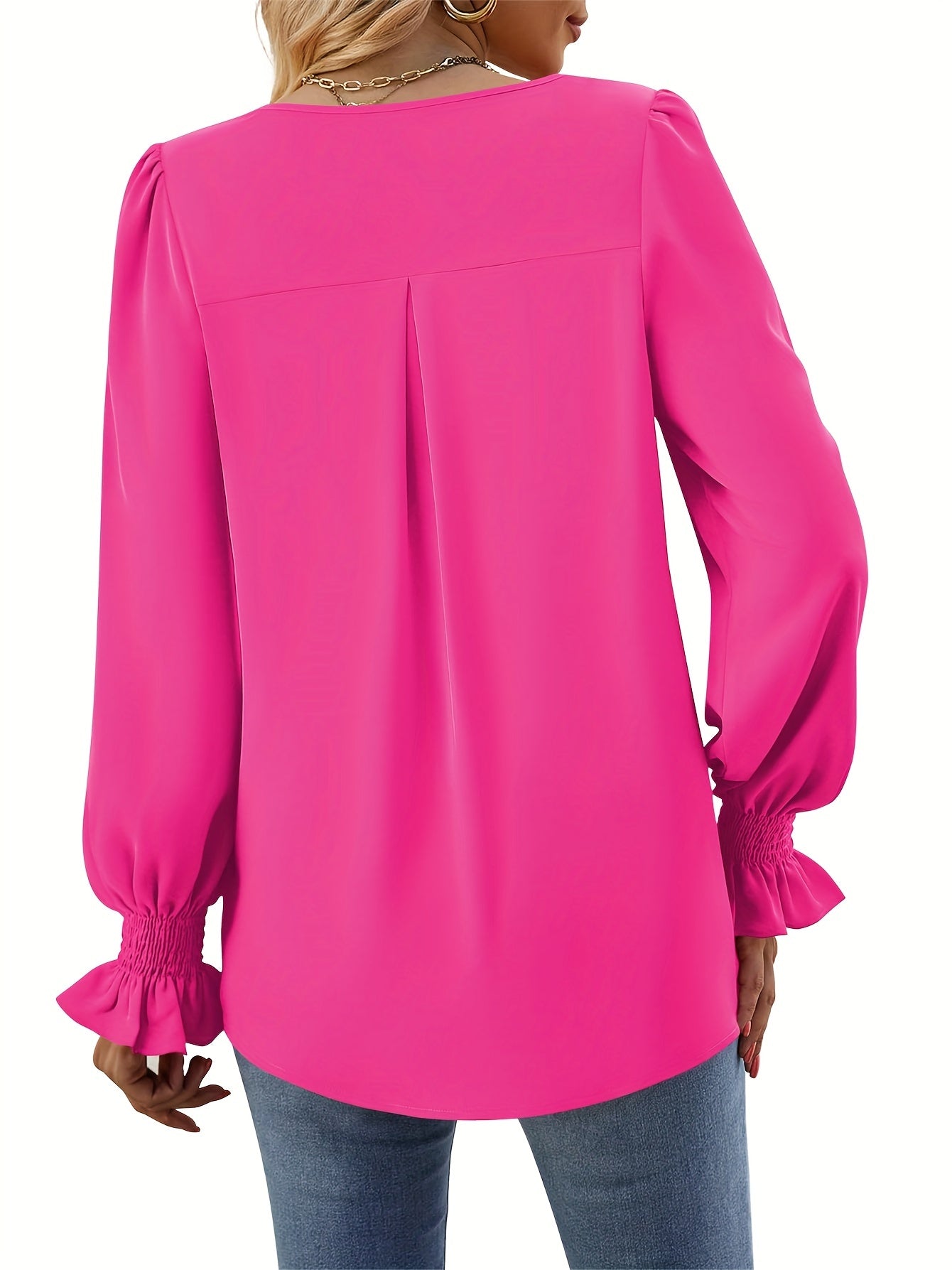 Casual Blouse Women – Elegant Top for Work and Play