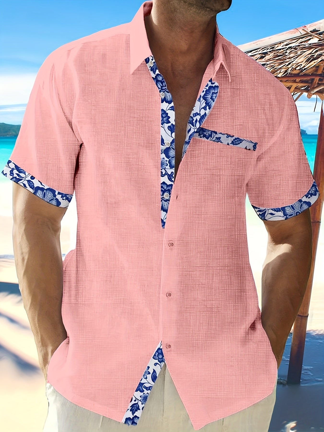 Men's Summer Shirt – Lightweight Casual Short Sleeve Top