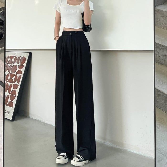 Wide Leg Pants Women – Chic High-Waisted Trousers for Casual & Formal Wear