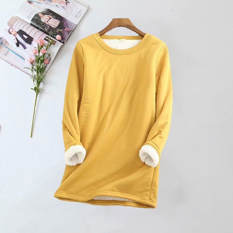 Warm Winter Sweater Women – Cozy Long Knit Pullover for Cold Weather