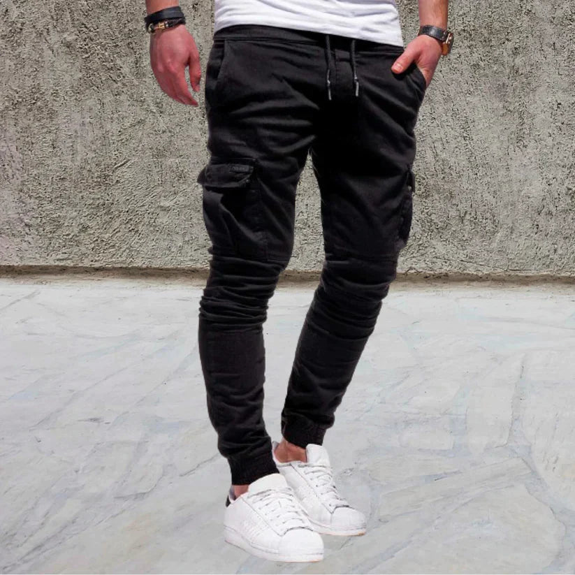 Men's Casual Pants – Comfortable Pants with Patch Pockets for Everyday Wear