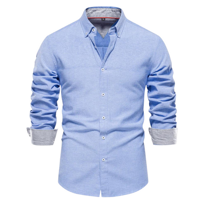 Classic Men's Shirt – Stylish Cotton Dress Shirt for Casual and Formal Wear