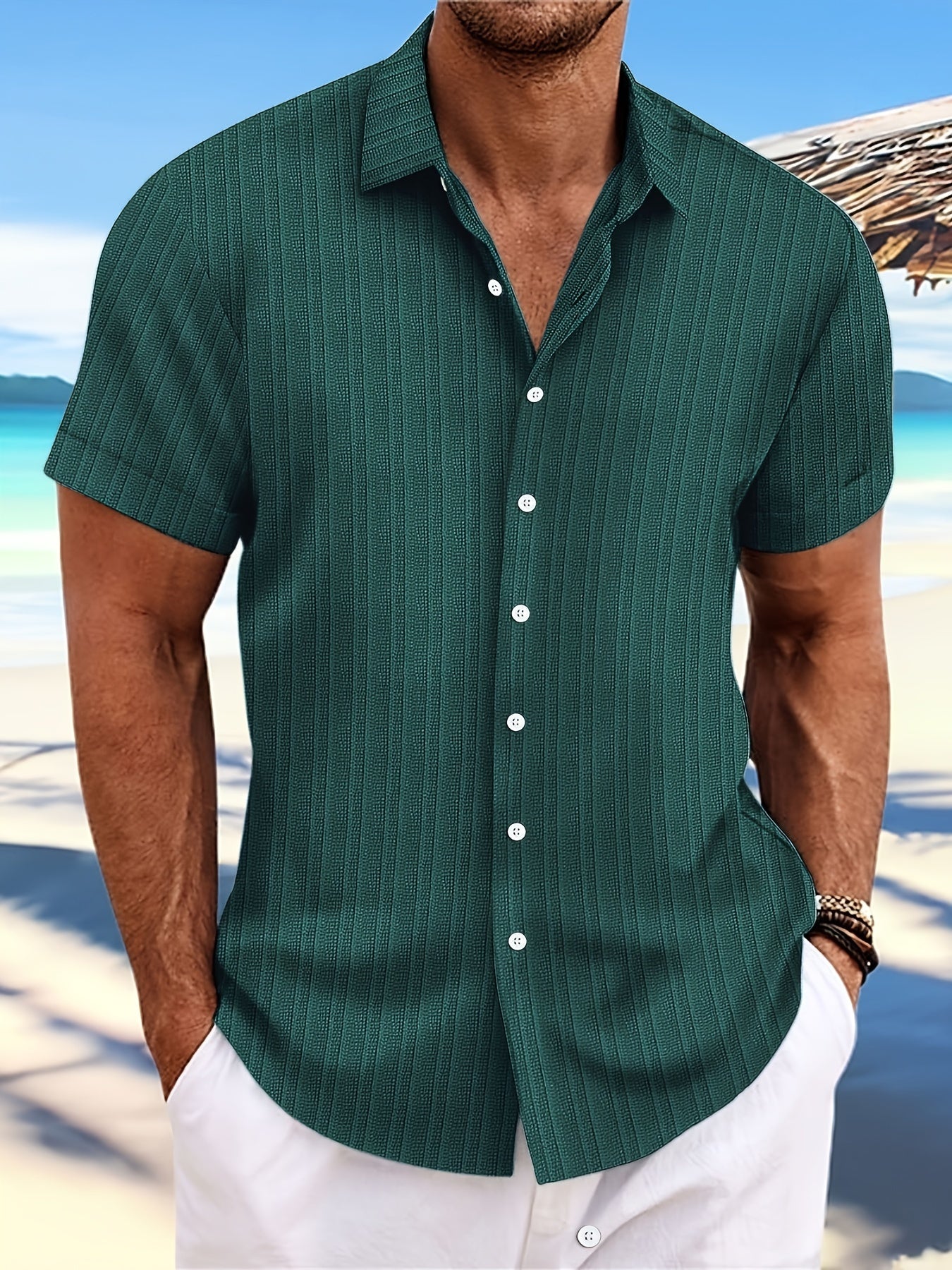 Stylish Striped Shirt – Loose Fit Casual Top for Men