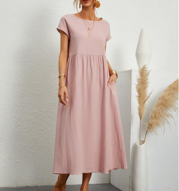 Women's Elegant Dress – Chic Flowy Evening Gown for Special Occasions