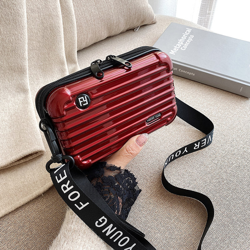 Mini Crossbody Bag – Stylish Suitcase Design for Travel