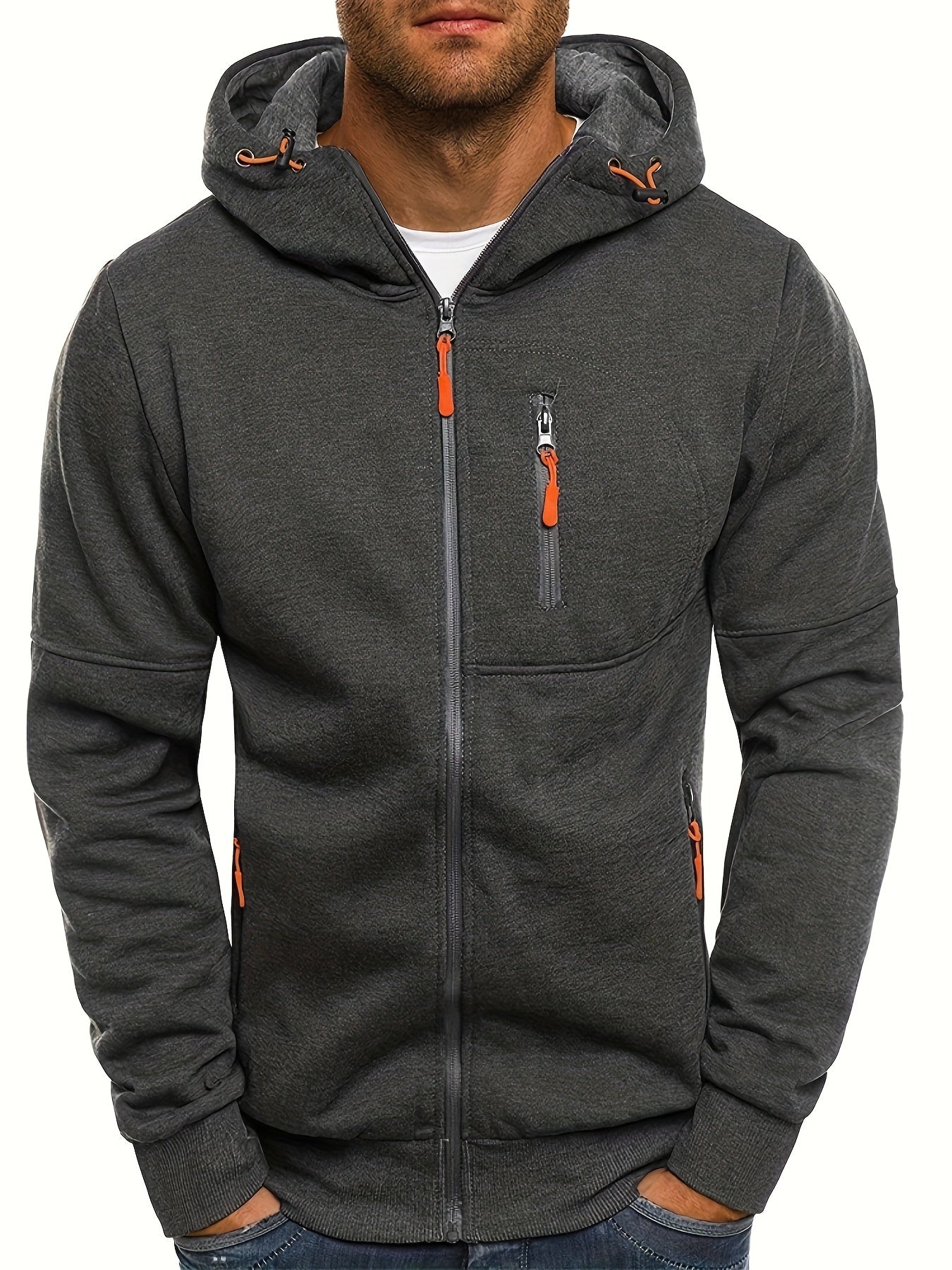 Fleece Hoodie for Men – Warm Hooded Sweatshirt for Casual Wear