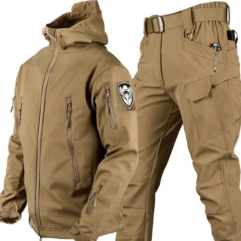 Men's Windbreaker Jacket – Lightweight Waterproof Outerwear with Free Pants