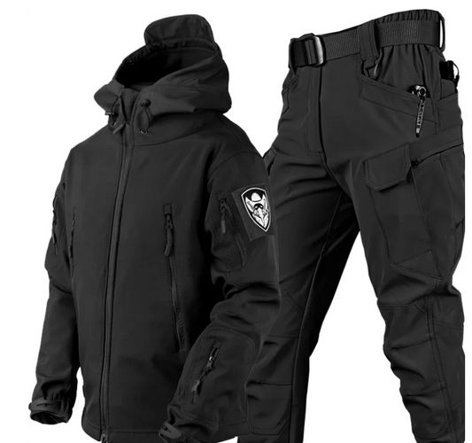 Men's Windbreaker Jacket – Lightweight Waterproof Outerwear with Free Pants