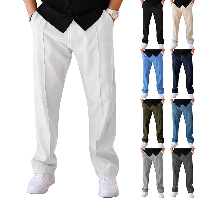 Casual Wide-Cut Leisure Pants – Comfortable Relaxed Fit Trousers for Everyday Wear