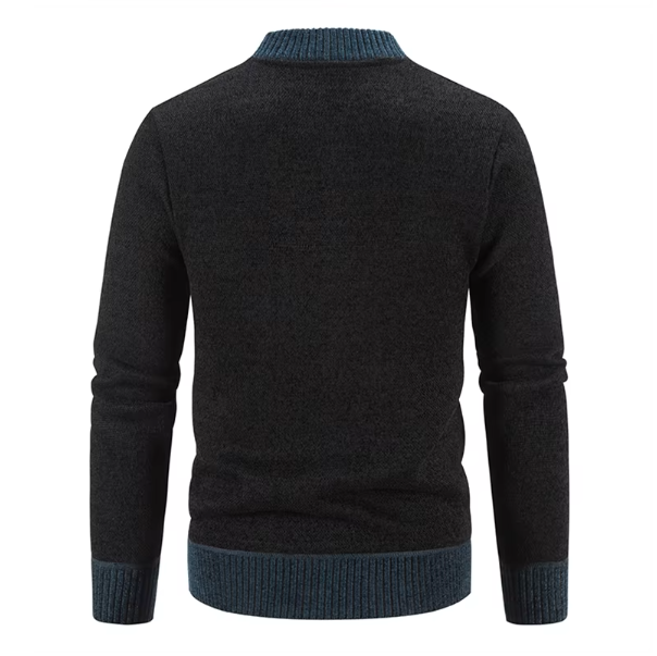 Men's Cardigan Zipper Knit – Stylish Warm Sweater for Casual Wear