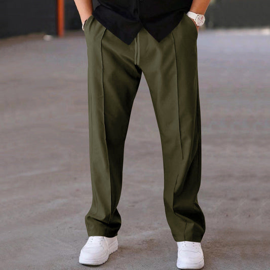 Casual Wide-Cut Leisure Pants – Comfortable Relaxed Fit Trousers for Everyday Wear