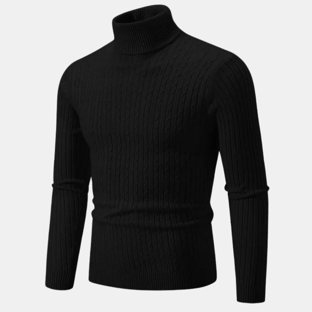 Turtleneck Sweater for Women – Stylish Knit Pullover for Casual and Office Wear