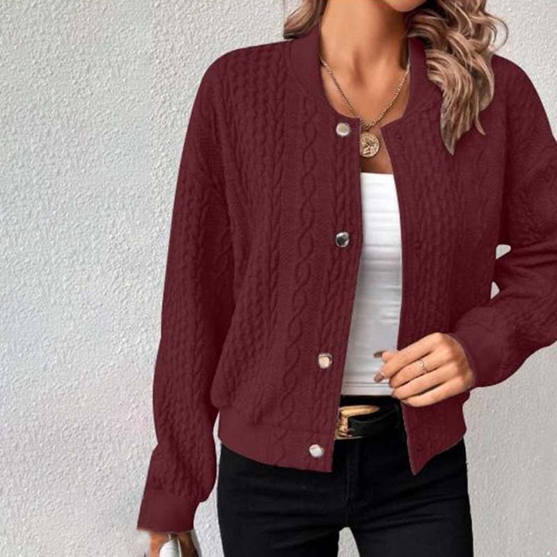 Knitted Jacket Women – Cozy Cardigan for Casual Wear