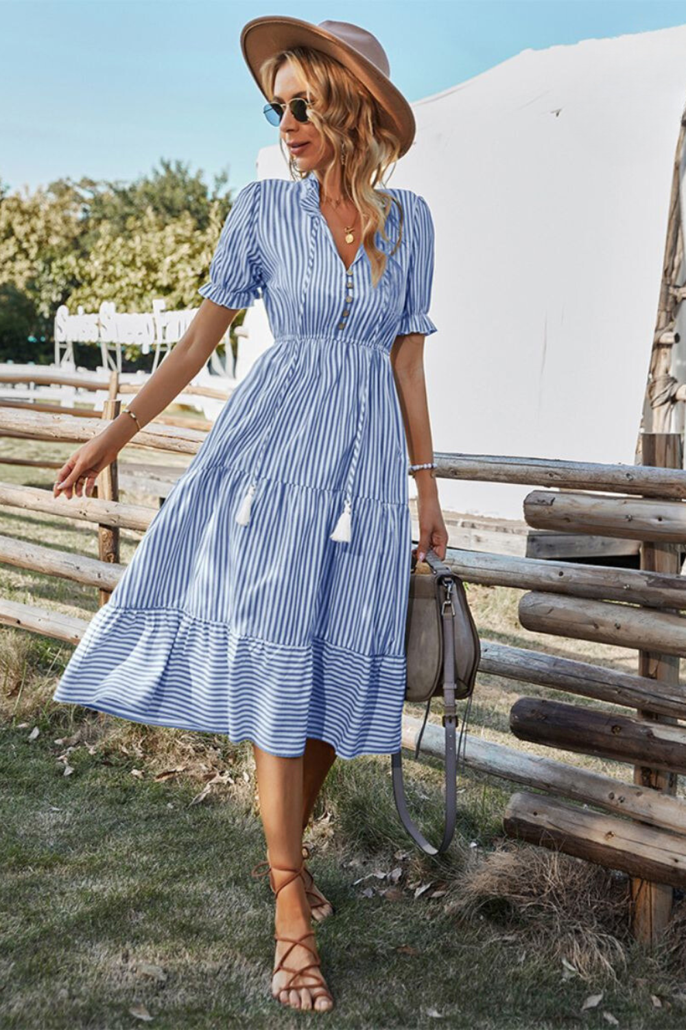 Summer Dress Women – Stylish Casual Midi Dress for Beach & Parties