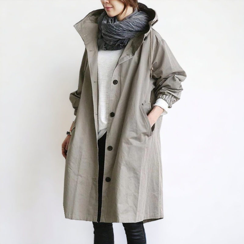 Water Repellent Trench Coat – Stylish Waterproof Outerwear for Women