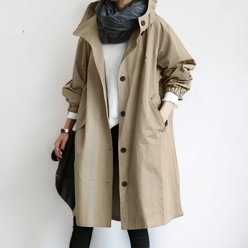 Water Repellent Trench Coat – Stylish Waterproof Outerwear for Women