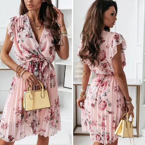 Summer Dress Women – Printed Casual Dress for Beach & Parties