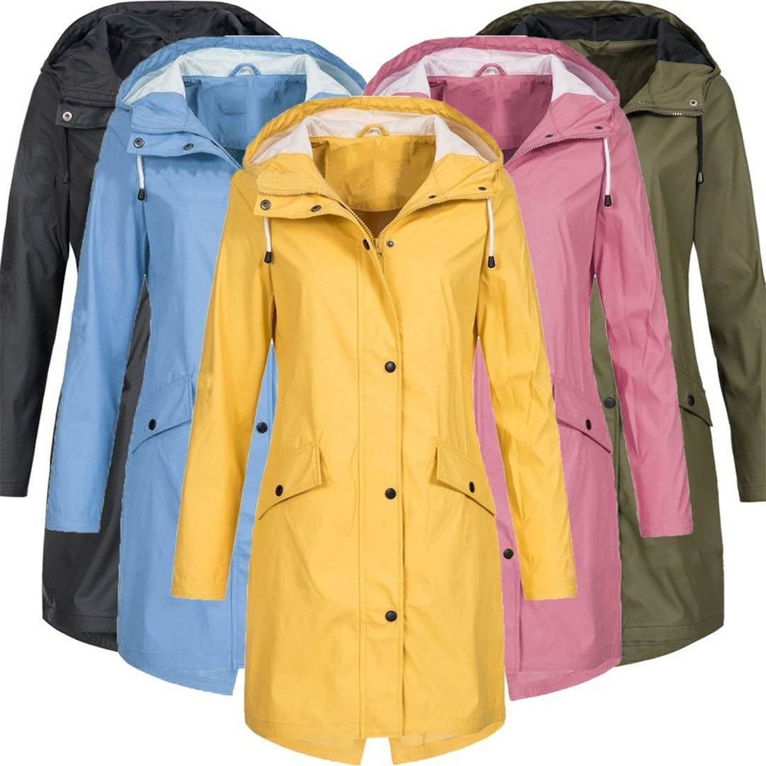 Waterproof Raincoat Women – Stylish Lightweight Jacket for All Weather