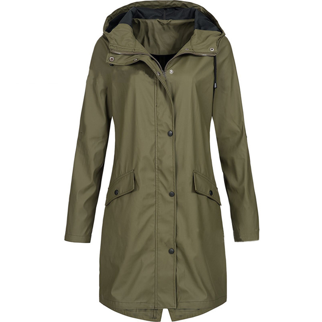 Waterproof Raincoat Women – Stylish Lightweight Jacket for All Weather