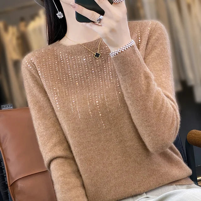 Cozy Sparkling Cardigan – Warm Knit Sweater for Women