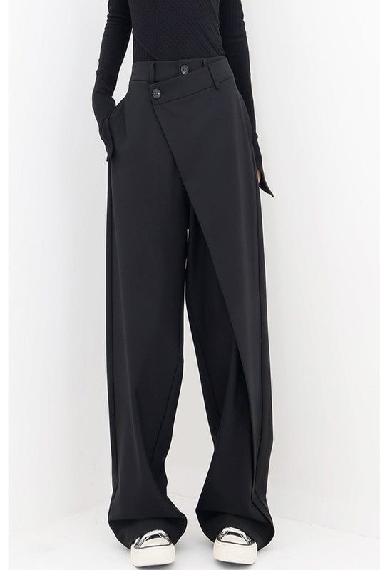 Baggy Pants Women – Asymmetrical Stylish Trousers for Casual Wear