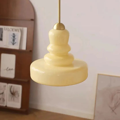 Modern Pendant Light – Bauhaus Glass Fixture for Home Office Decor