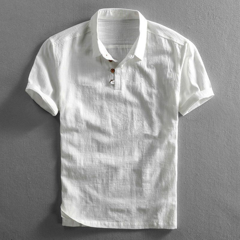 Casual Polo Shirt Men – Comfortable Cotton Short Sleeve Top