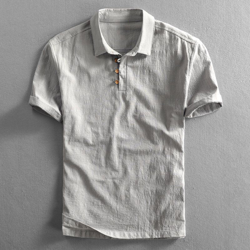 Casual Polo Shirt Men – Comfortable Cotton Short Sleeve Top