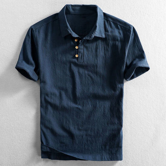 Casual Polo Shirt Men – Comfortable Cotton Short Sleeve Top