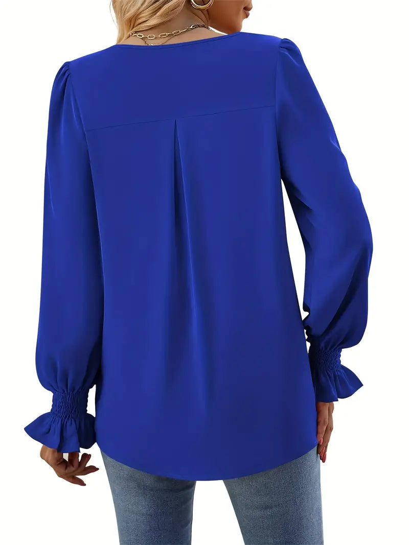 Casual Blouse Women – Elegant Top for Work and Play