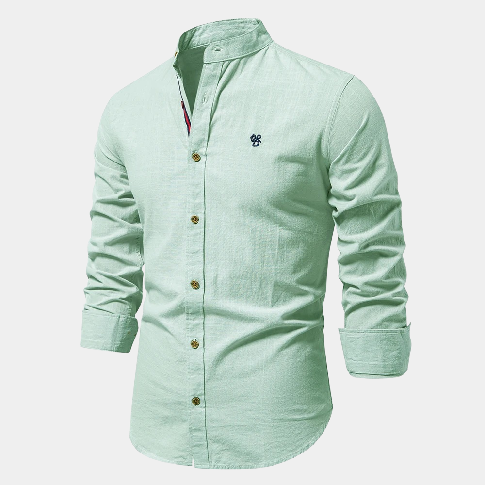 Men's Casual Shirt – Stylish Lincoln Button-Up in Soft Cotton