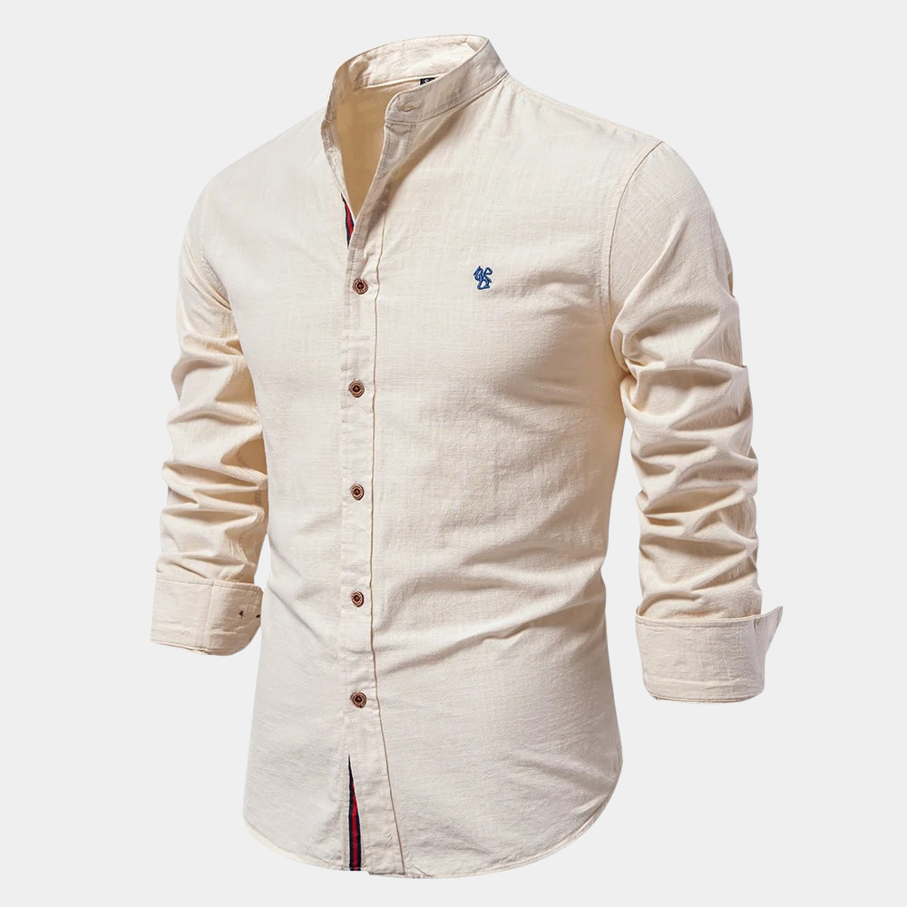 Men's Casual Shirt – Stylish Lincoln Button-Up in Soft Cotton