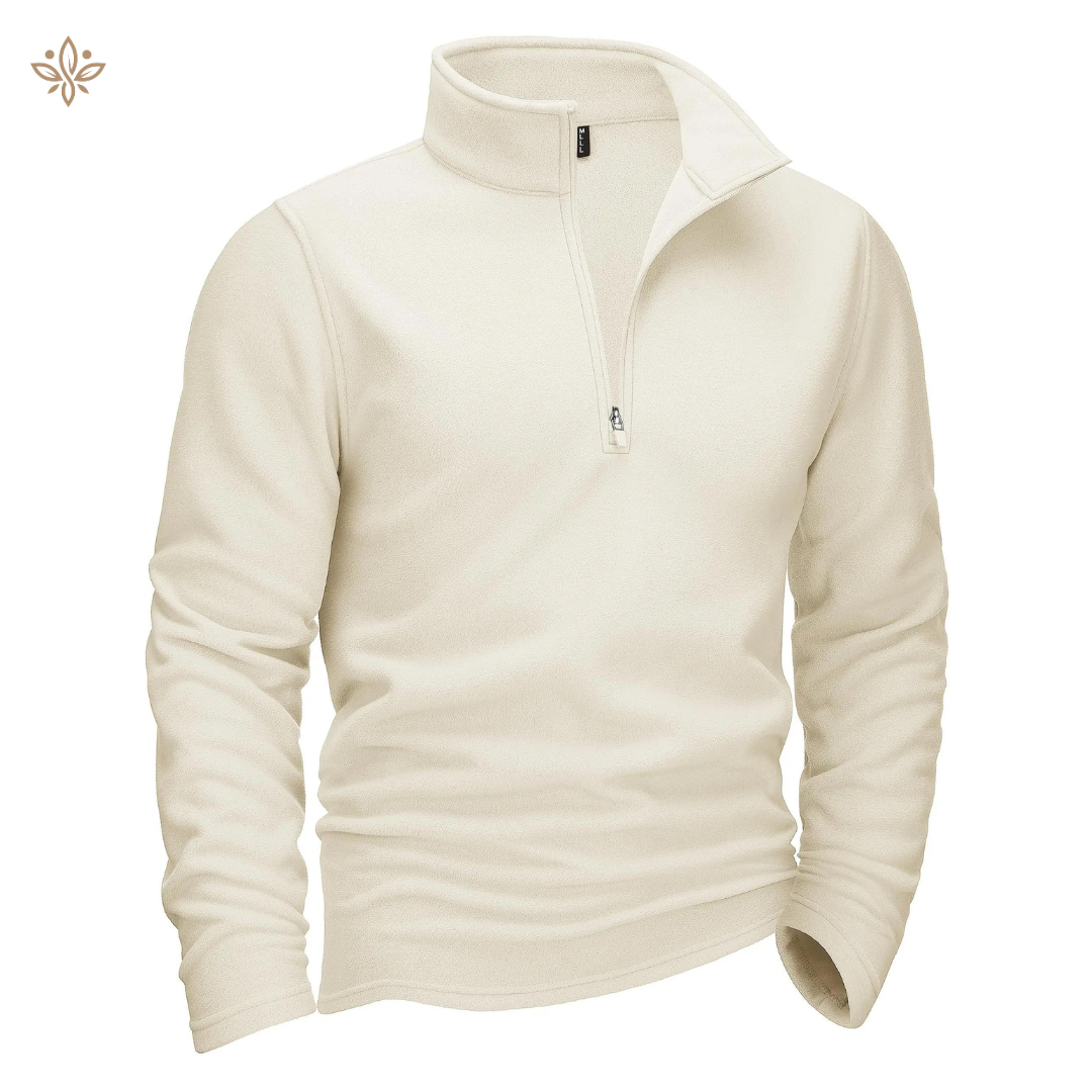 Men's Zip-Up Sweater – Cozy Knit Pullover for Casual Wear