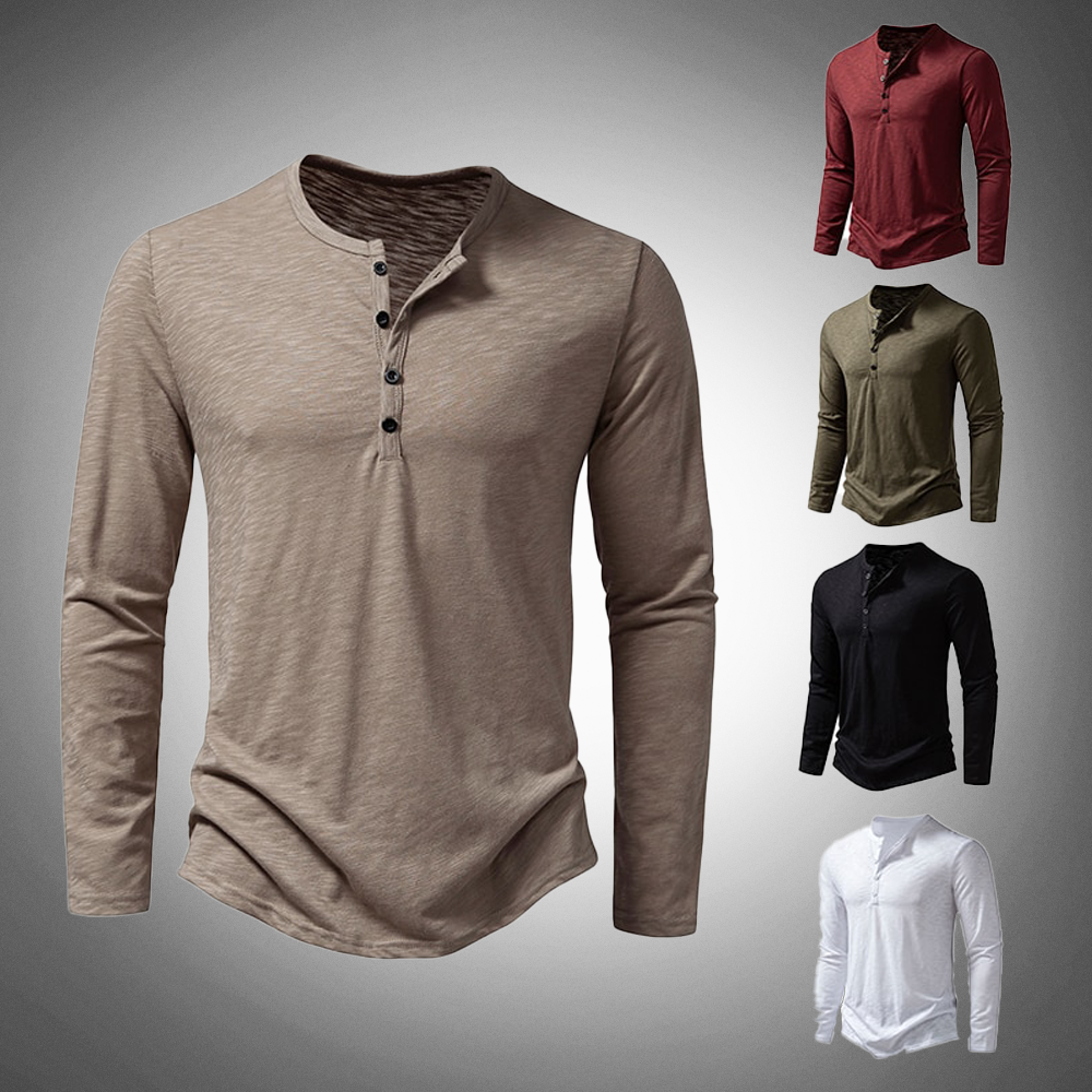 Men's Long Sleeve Shirt – Stylish Casual Button-Up for All Occasions