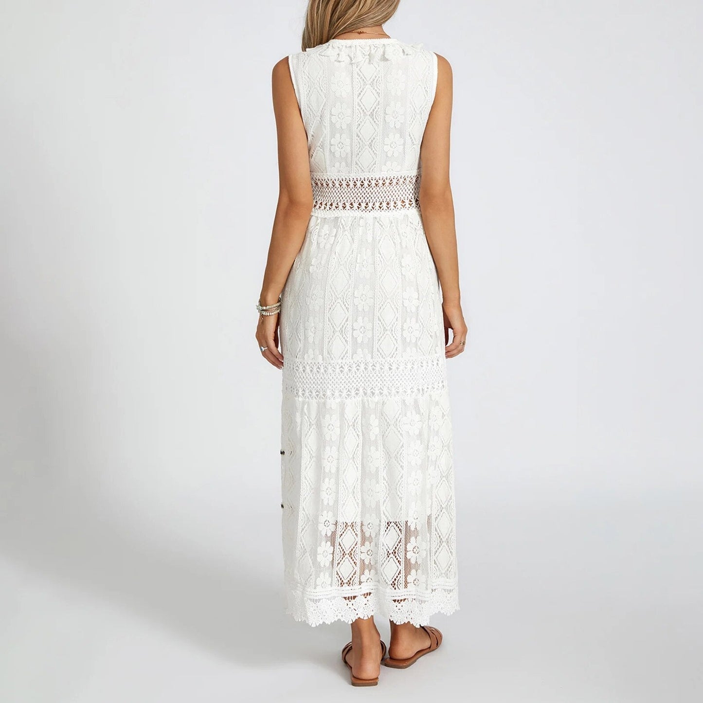 Boho-Style Dress – Elegant Flowy Maxi Dress for Women