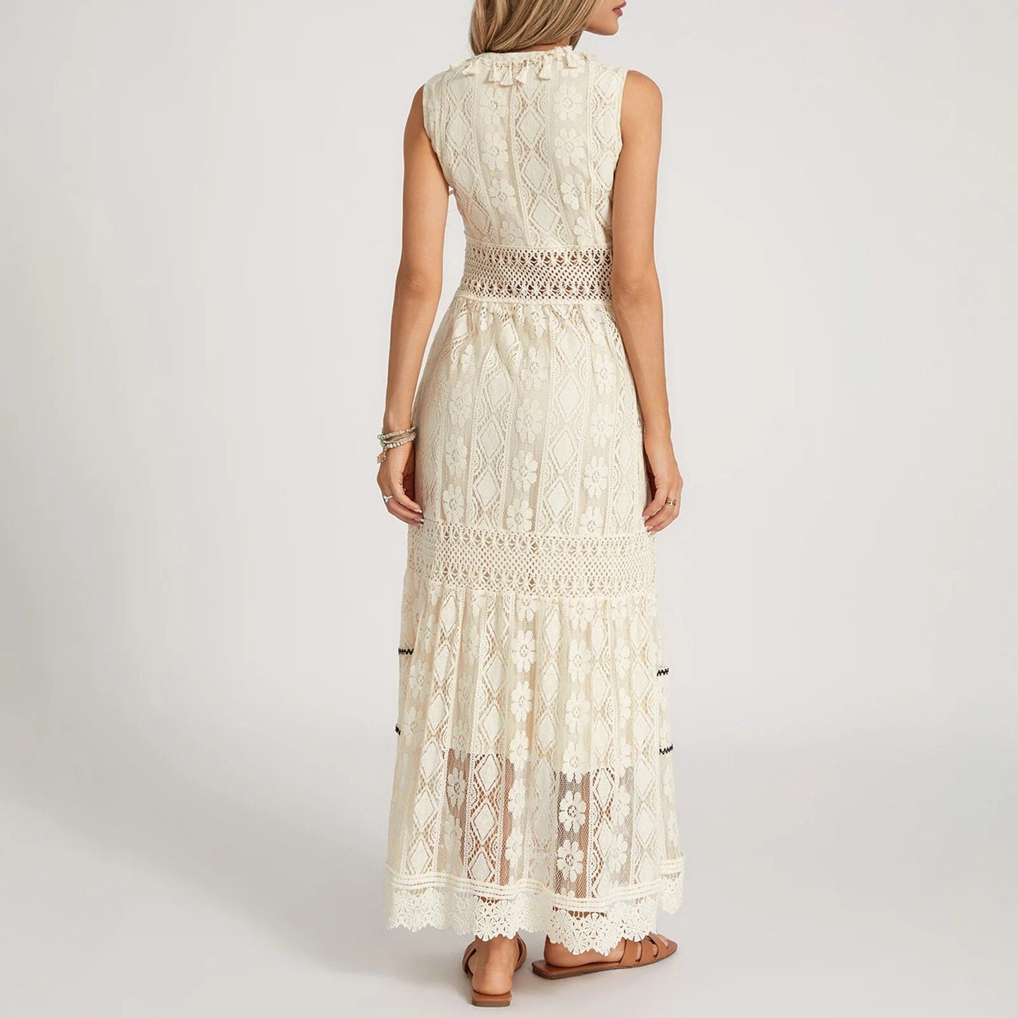 Boho-Style Dress – Elegant Flowy Maxi Dress for Women