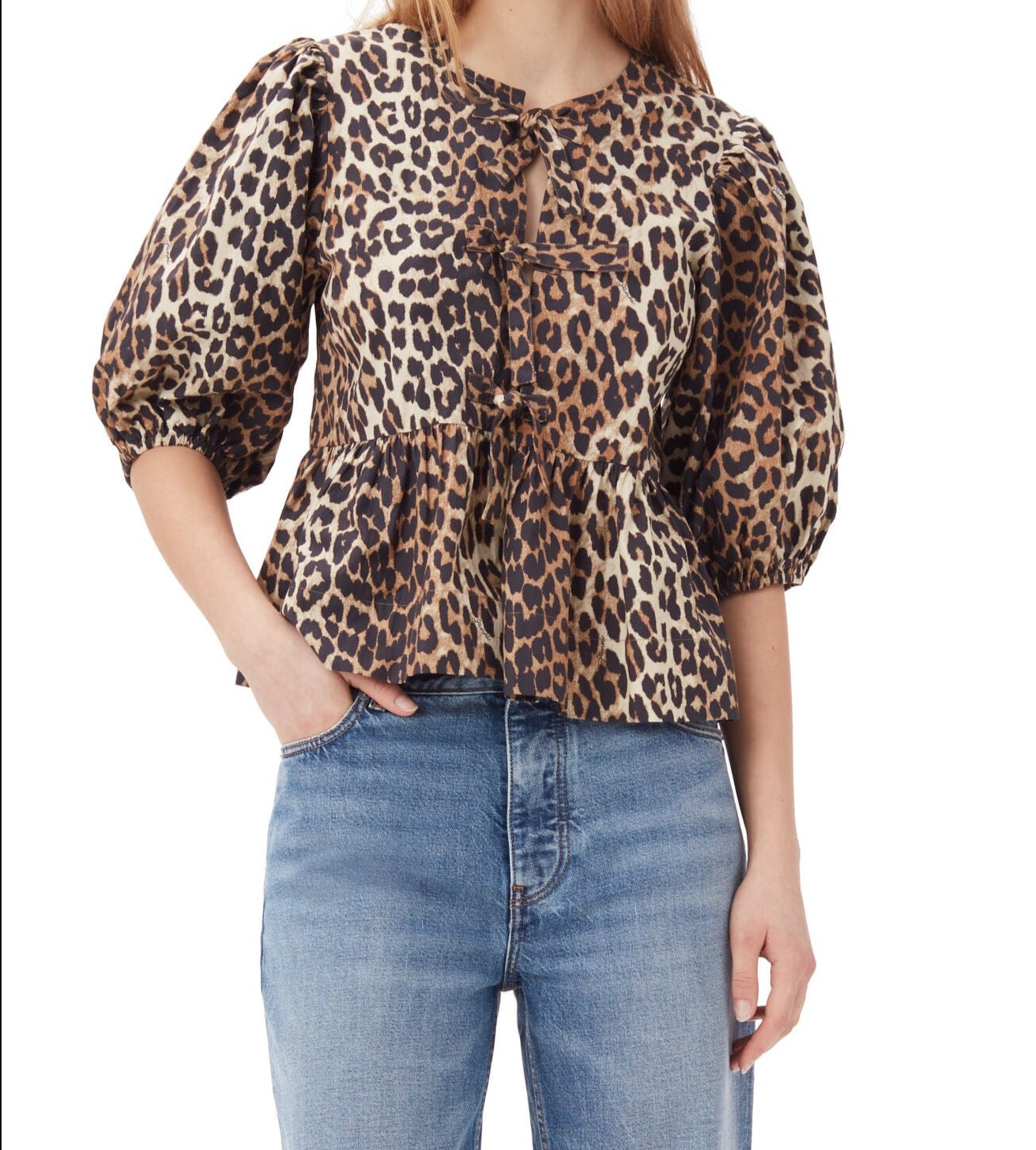 Leopard Print Top for Women – Stylish Casual Blouse with Trendy Design