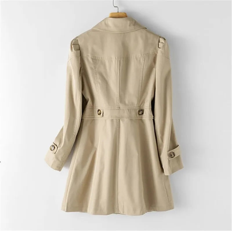 Classic Coat Women – Elegant Wool Overcoat for Winter