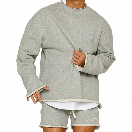 Men's Pullover and Shorts Set – Casual Lightweight Outfit for Summer