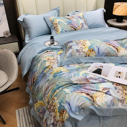 Duvet Cover Set - Egyptian Cotton Luxury Bedding for Home Comfort and Style