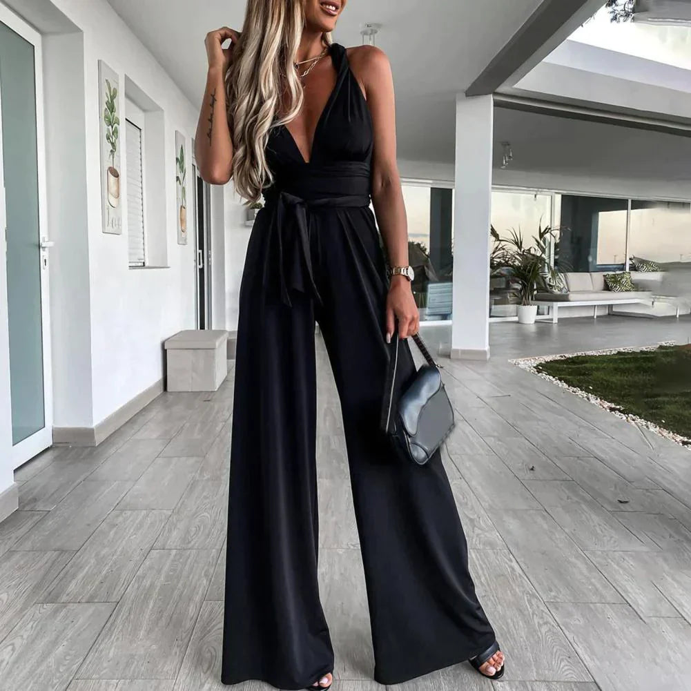 Summer Jumpsuit Women – Wide Leg Chic Outfit for Casual Wear