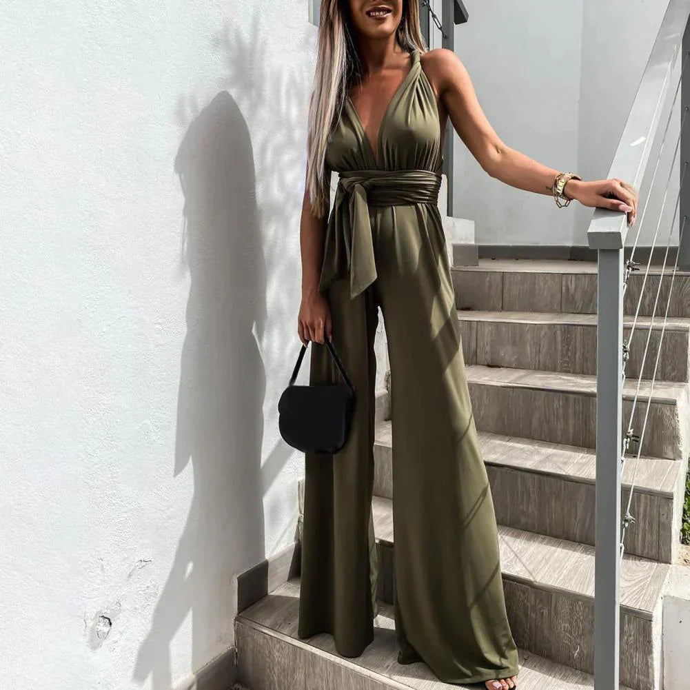 Summer Jumpsuit Women – Wide Leg Chic Outfit for Casual Wear