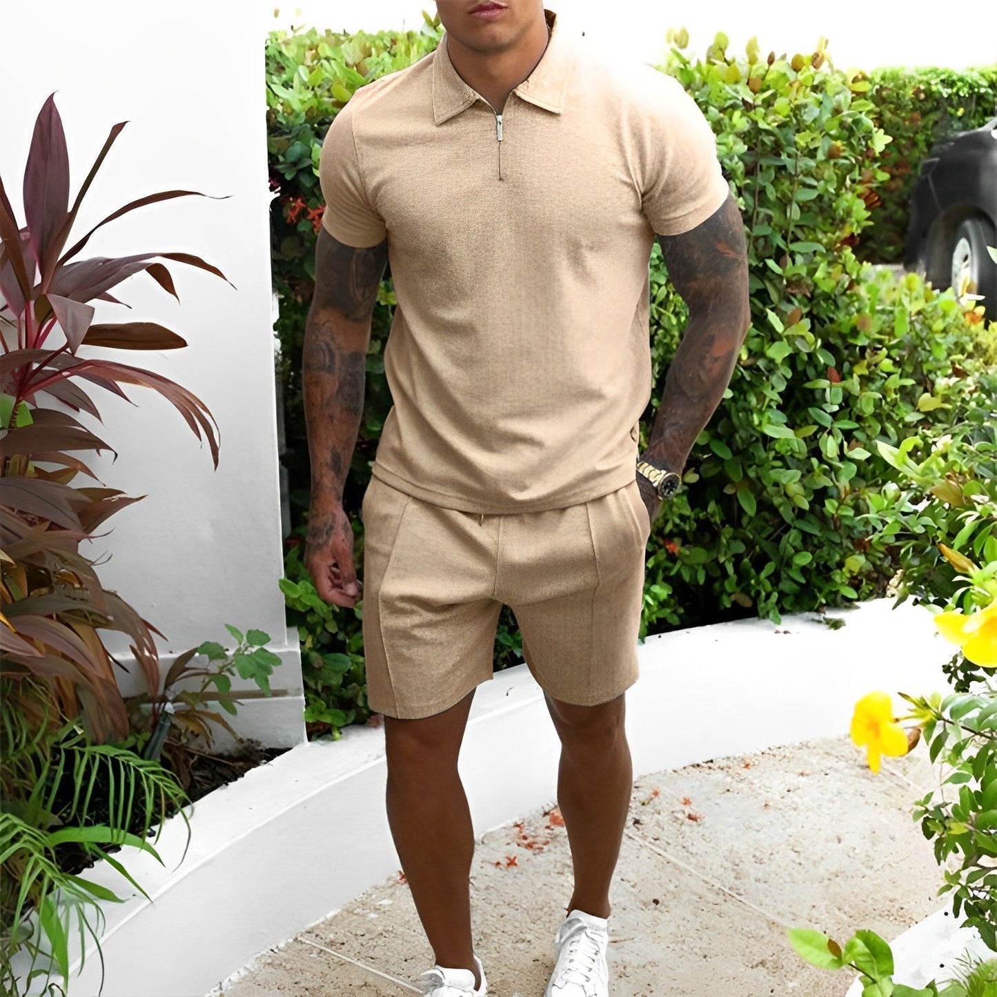 Men's Two-Piece Set – Stylish Casual Outfit for Comfort