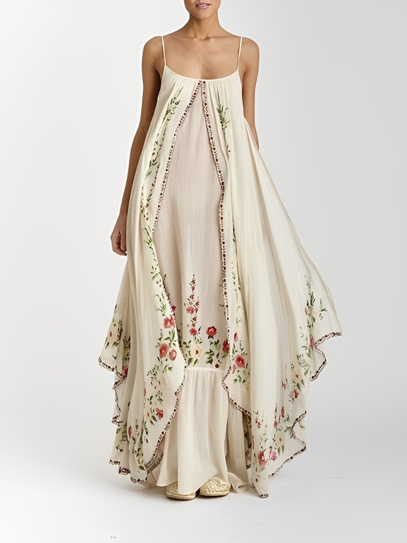 Bohemian Maxi Dress – Long Summer Dress with Vibrant Print