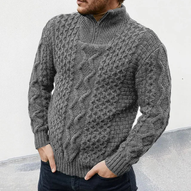 Men's Winter Sweater – Warm Knit Pullover for Cold Weather