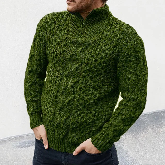 Men's Winter Sweater – Warm Knit Pullover for Cold Weather