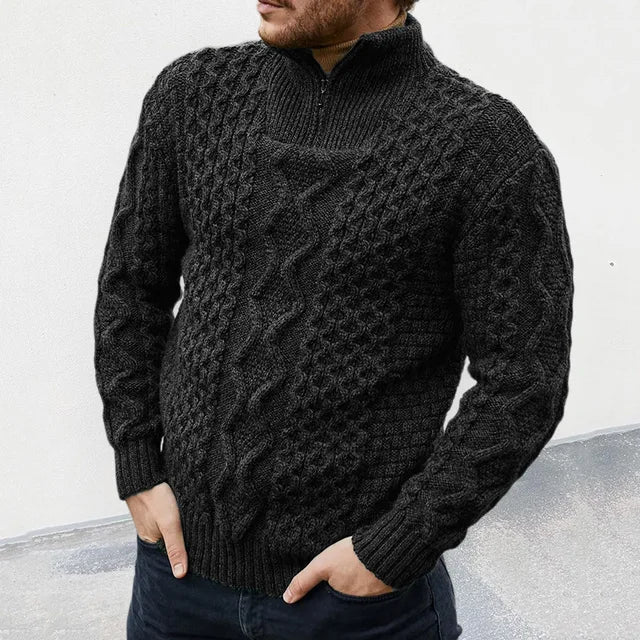 Men's Winter Sweater – Warm Knit Pullover for Cold Weather